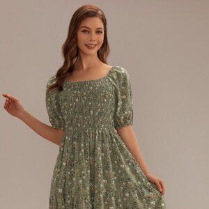 Petallush Ivory Floral Dress